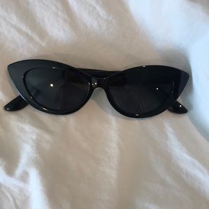 black cat eye sunglasses
